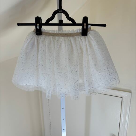 Cat & Jack NWT Toddler Girls' Cream Gold Tutu with Gold Flecks 3T - Picture 6 of 6